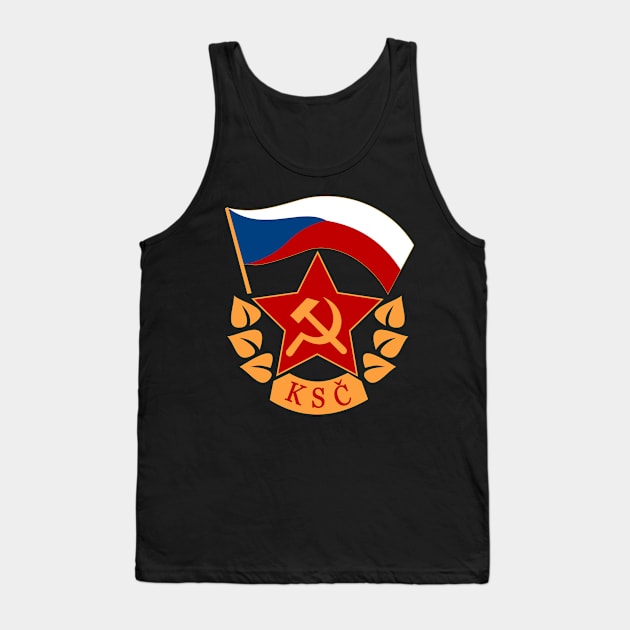 Communist Party of Czechoslovakia Tank Top by truthtopower